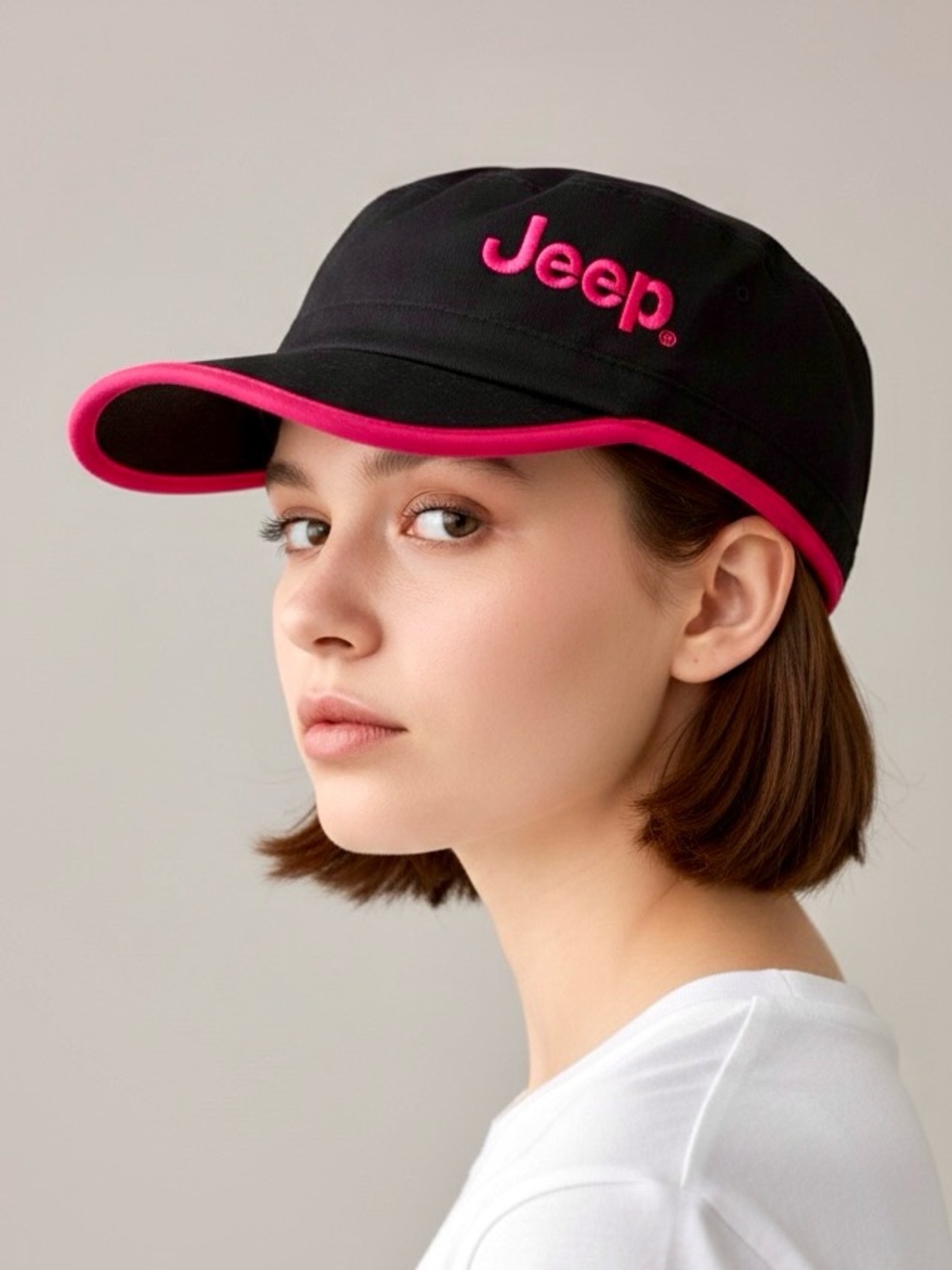 NWOT Jeep Military Strap Back Cap